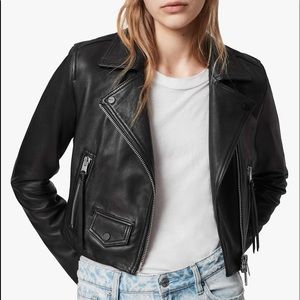 Elora Leather Biker Jacket